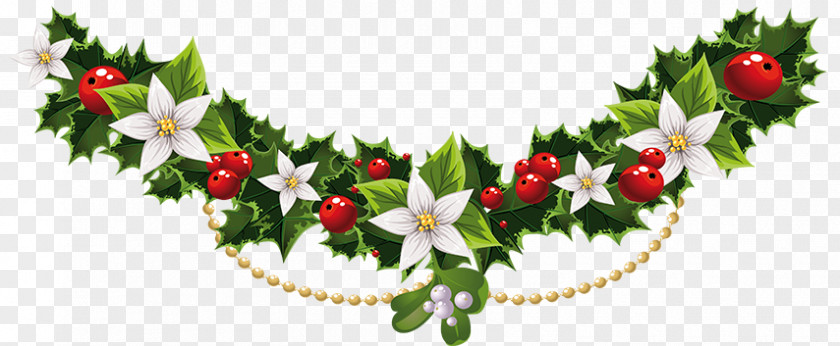 Couronne De Fleurs Christmas Decoration Tree Clip Art PNG