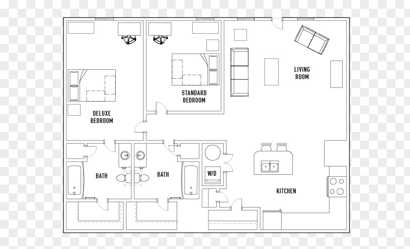 Design Floor Plan Line PNG