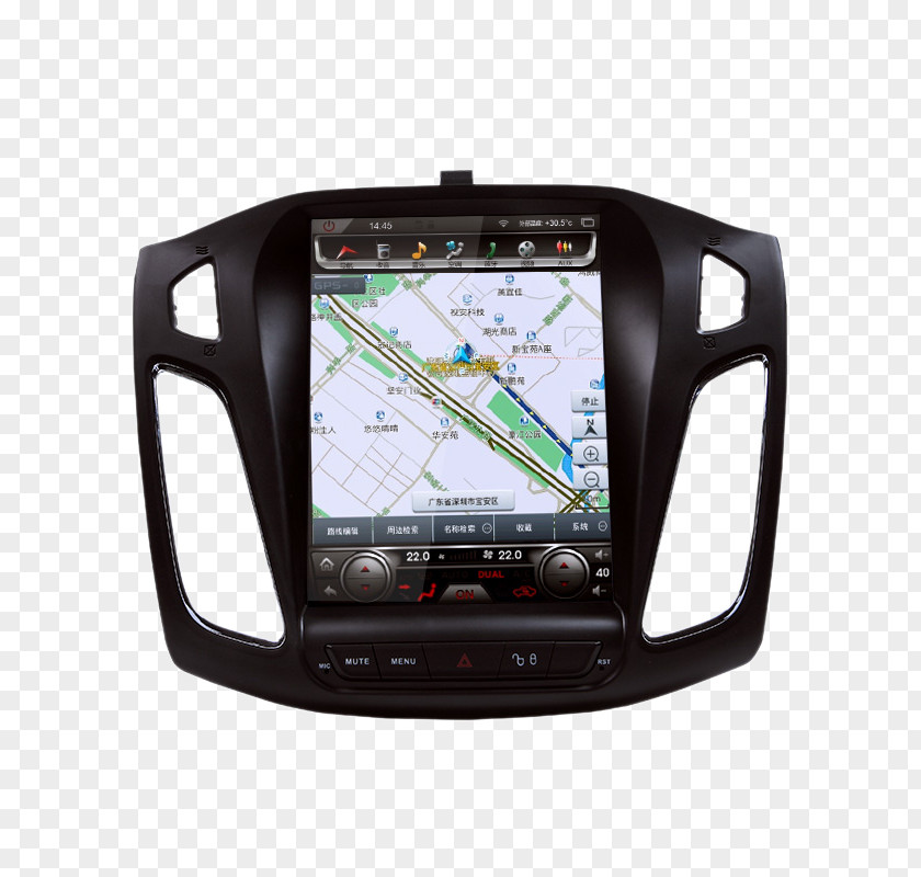 Fox Big Screen Vertical Smart Navigation 2013 Ford Focus 2012 Car GPS Device PNG