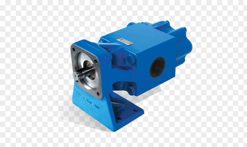 Gear Pump Rotary Vane Electric Motor Hydraulic Drive System PNG