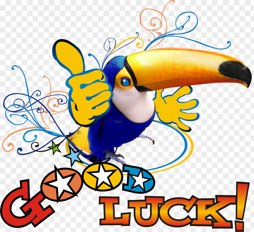 Good Luck Beak Toucan Graphic Design Clip Art PNG