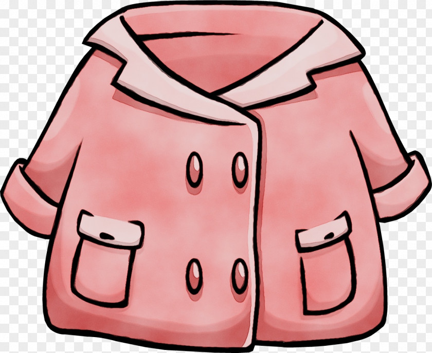 Jacket Outerwear Pink Clip Art PNG