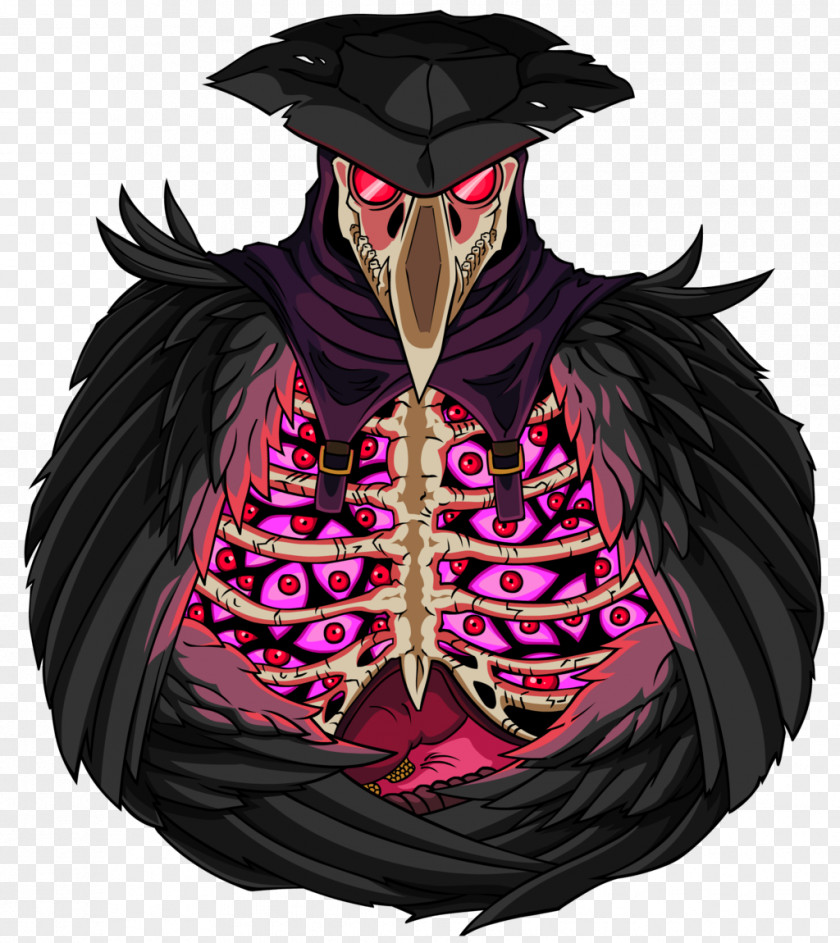Mask Black Death Plague Doctor Costume PNG