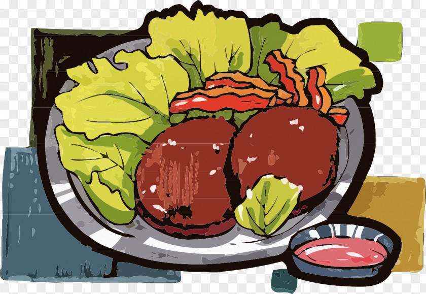 Menu Element Vector Food Cartoon Illustration PNG