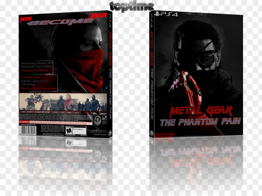 Metal Gear Solid V V: The Phantom Pain Poster Konami Video Game PNG
