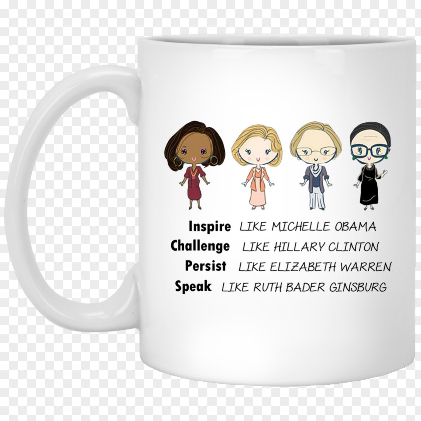 Michelle Obama Coffee Cup Mug Ceramic T-shirt PNG