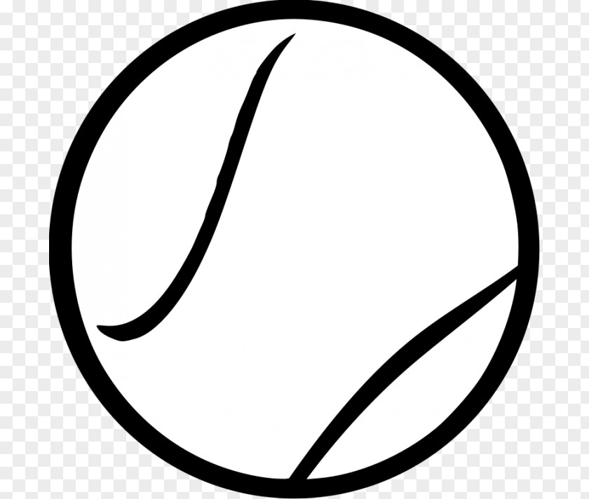 Symbol Blackandwhite Tennis Ball PNG