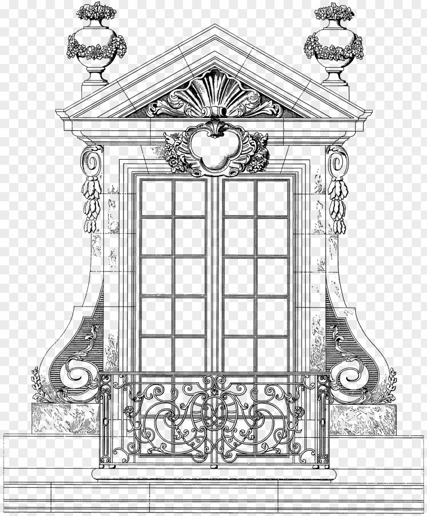 Balcony Architecture Drawing Visual Arts PNG