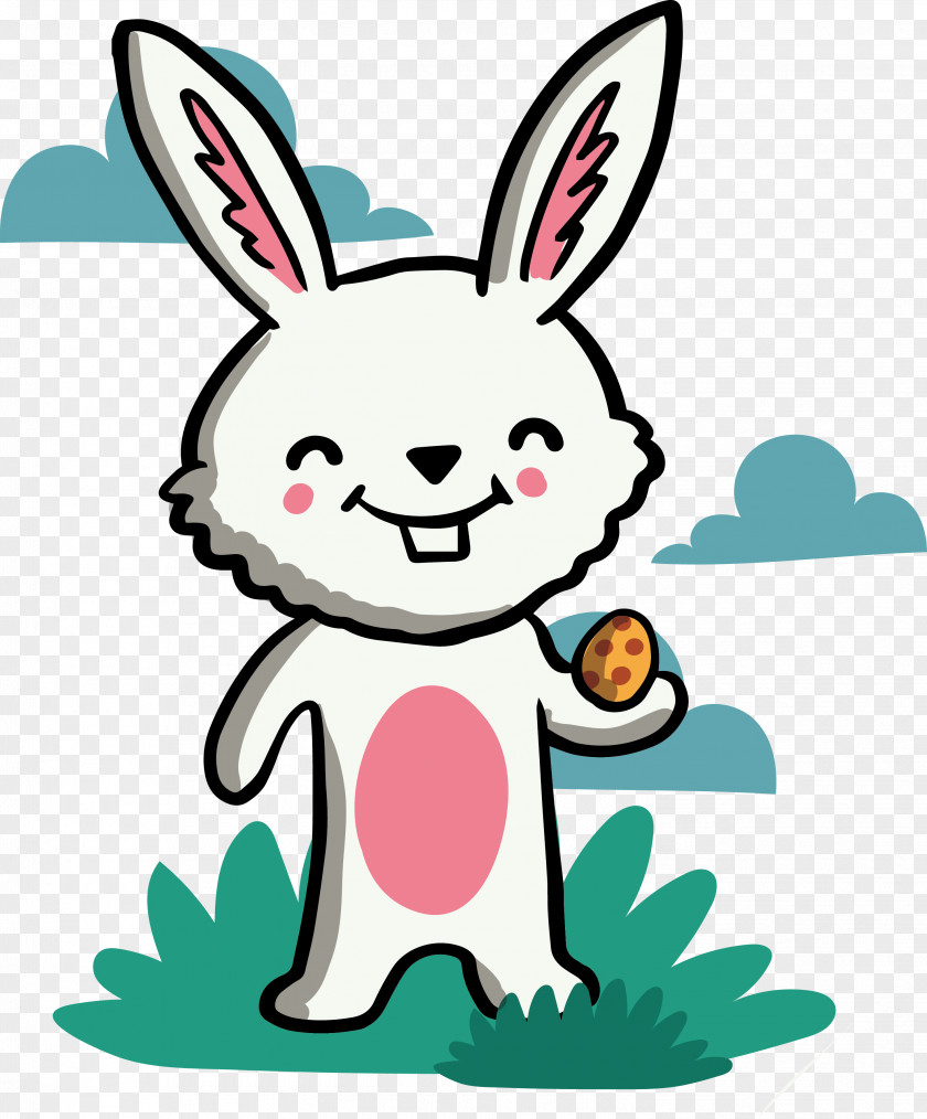 Easter Bunny Material Rabbit Cartoon White PNG