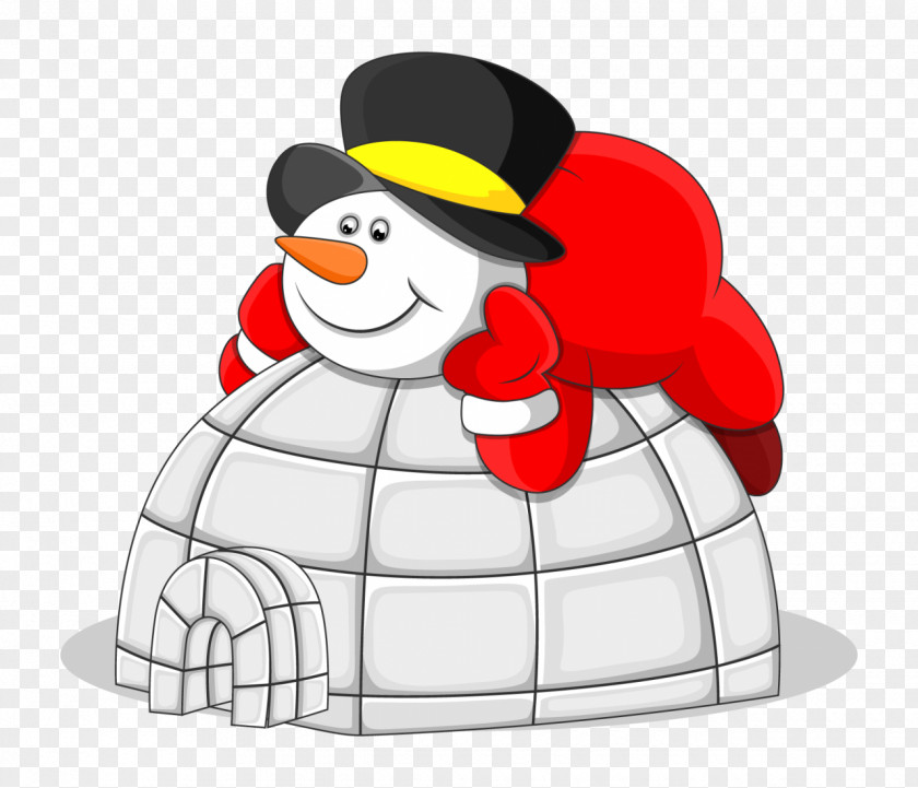 Igloo Drawing House Snowman PNG