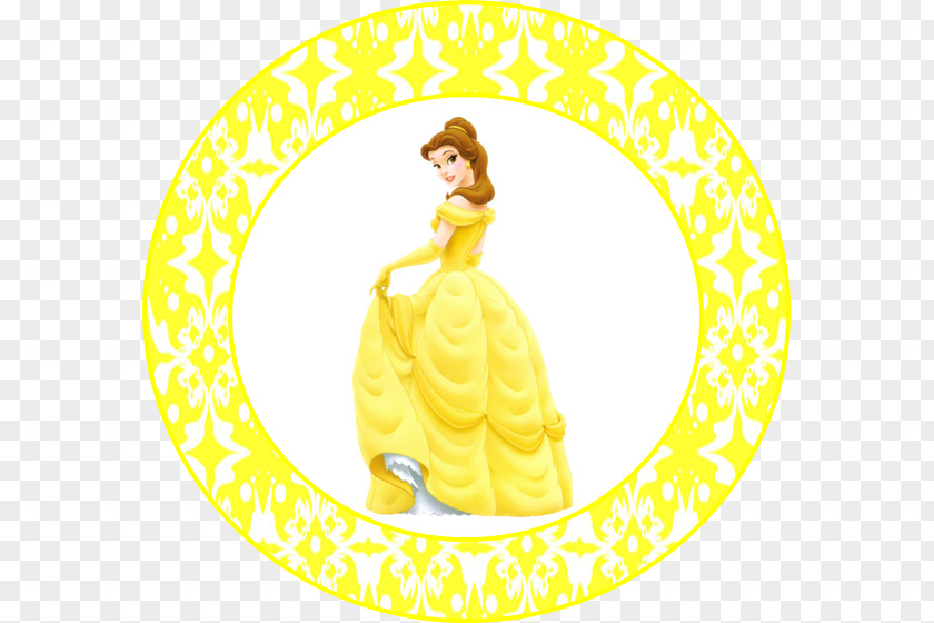 Printable Disney Princess Cake Toppers Belle Beauty And The Beast Rapunzel PNG
