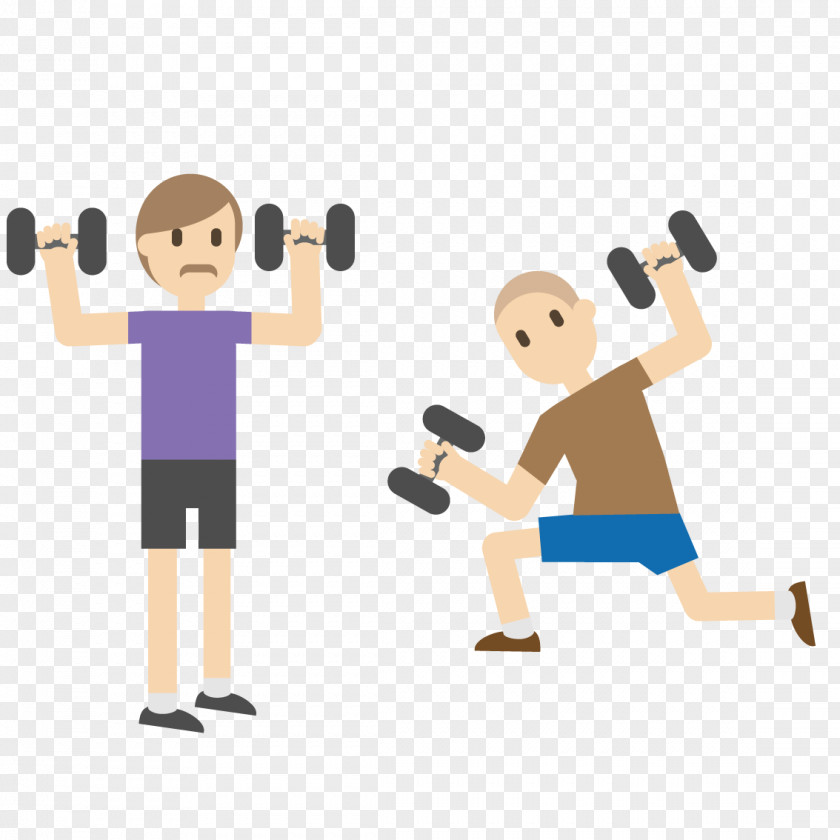 Take Dumbbells Man Infographic Fitness Centre PNG
