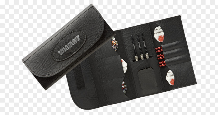 Tri Fold Winmau Wallet Darts Bag Coalition Noire-verte PNG