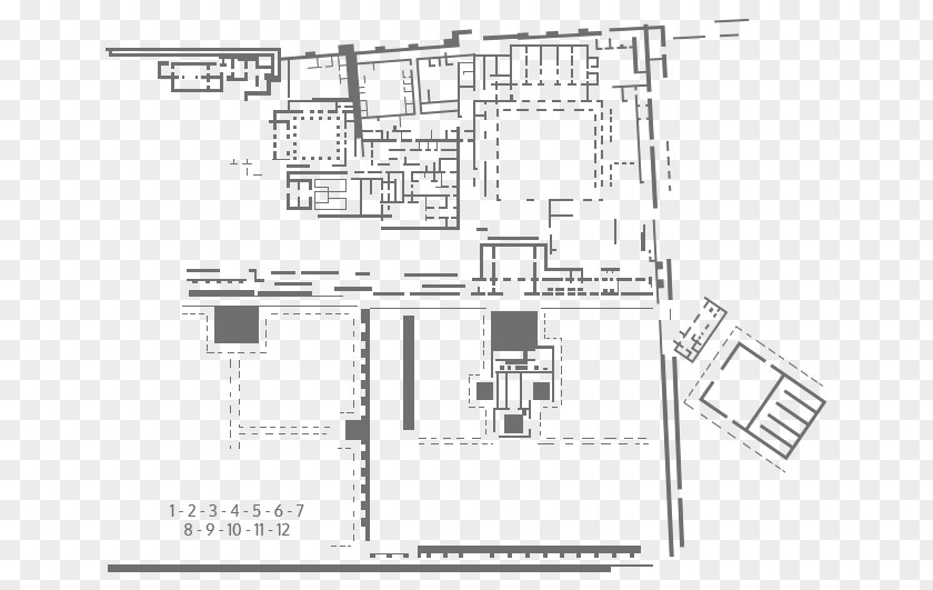 Design Medina Azahara Architecture Floor Plan Technical Drawing PNG