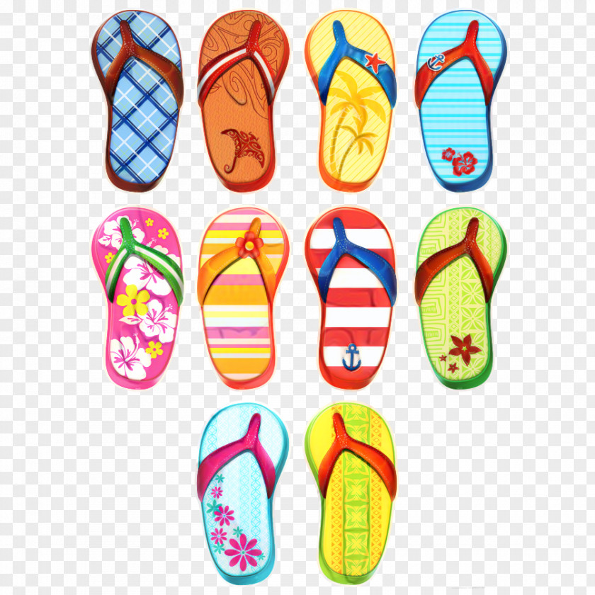 Drawing Clothing Flipflops PNG