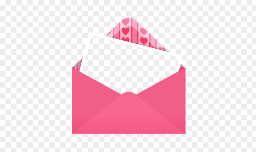 Envelope Paper Valentines Day Postcard PNG