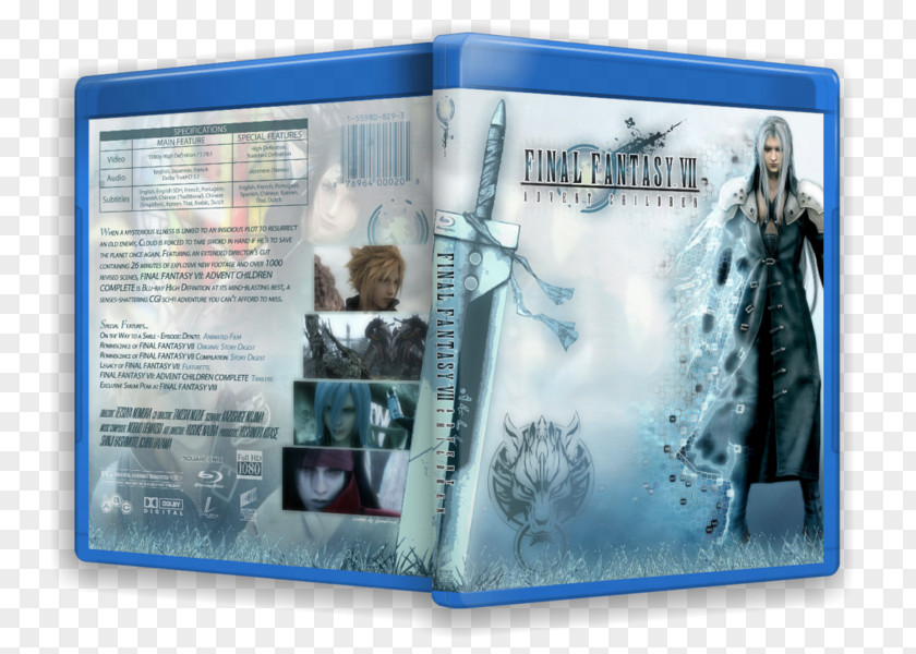 Final Fantasy VII Remake DVD Blu-ray Disc PNG