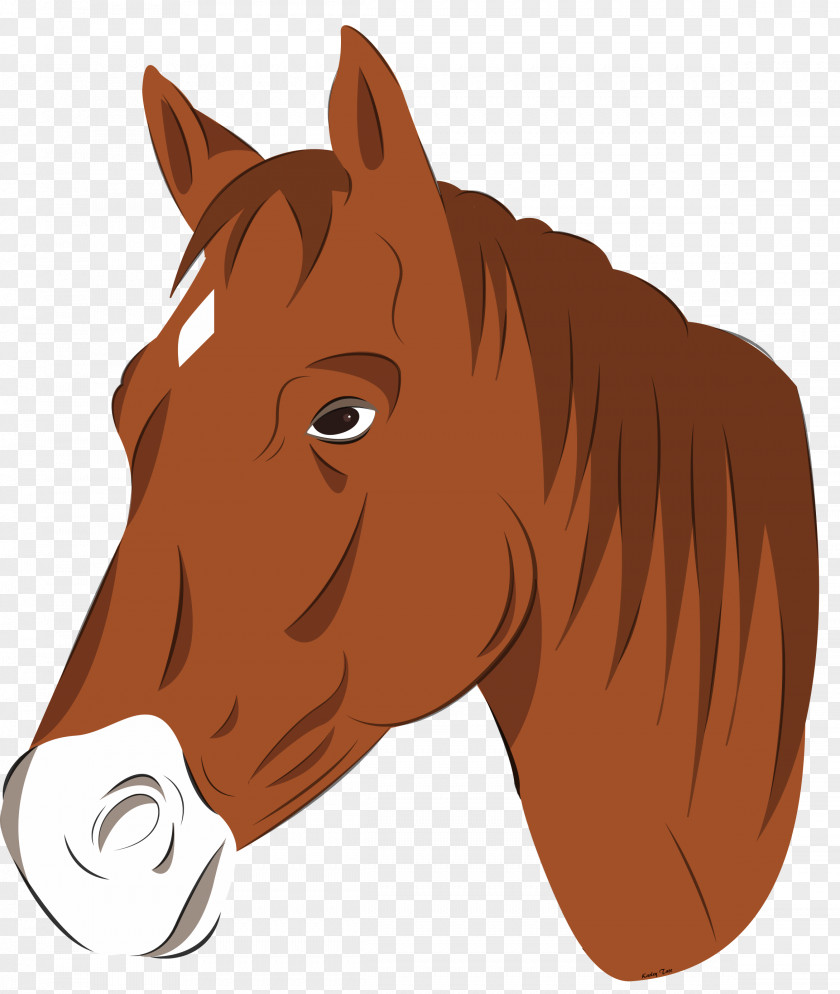 Horse Mustang Pony Head Mask Clip Art PNG