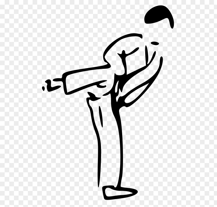 Karate Martial Arts Kick Clip Art PNG
