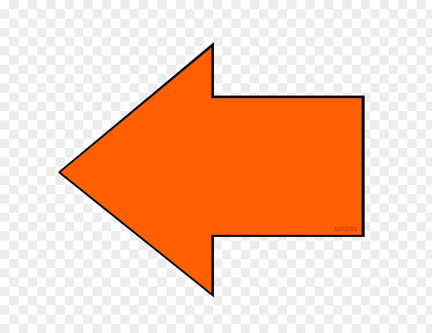 Orange Arrow Clip Art PNG