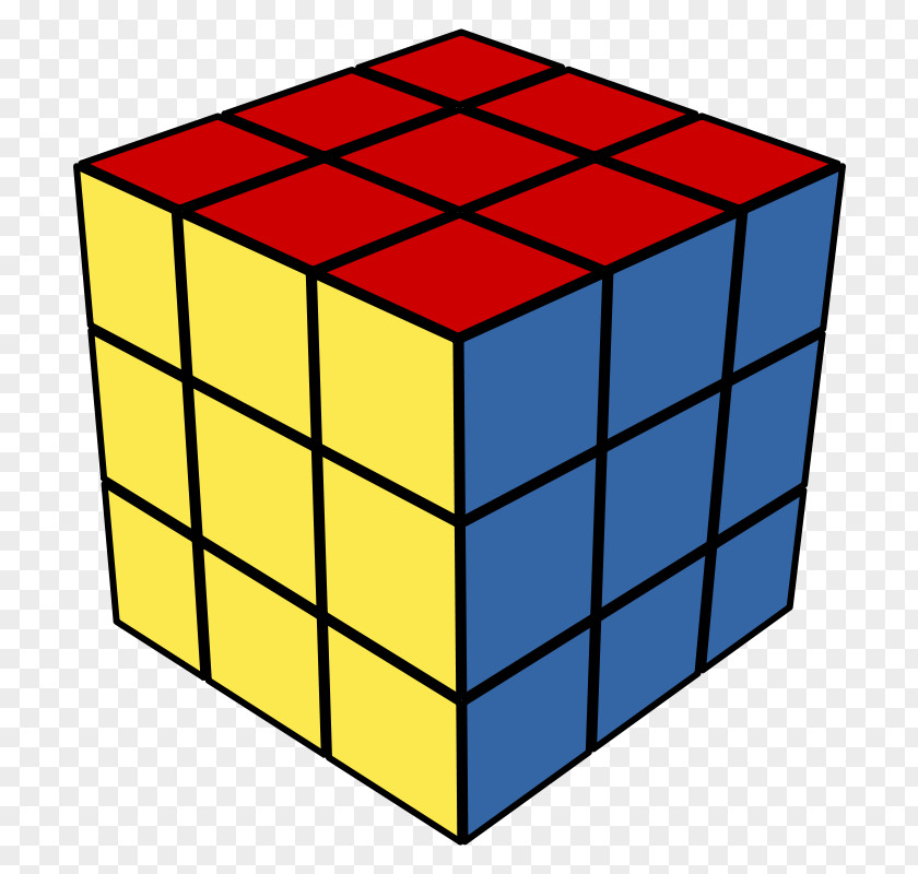 3d Shape Clipart Rubiks Cube Three-dimensional Space Clip Art PNG