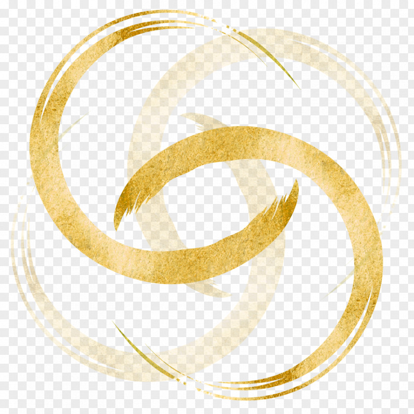 Impact Gold Circle Material Font PNG