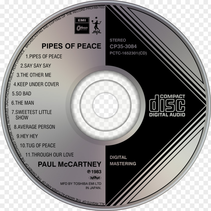 Peace Pipe Compact Disc Genesis The Beatles Album Abbey Road PNG
