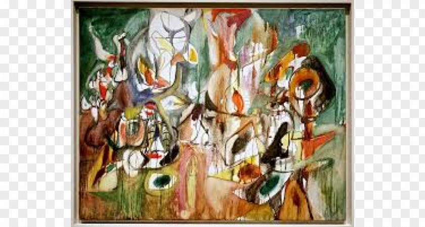 1948 Art The Betrothal II PaintingPainting One Year Milkweed Arshile Gorky: 1904 PNG