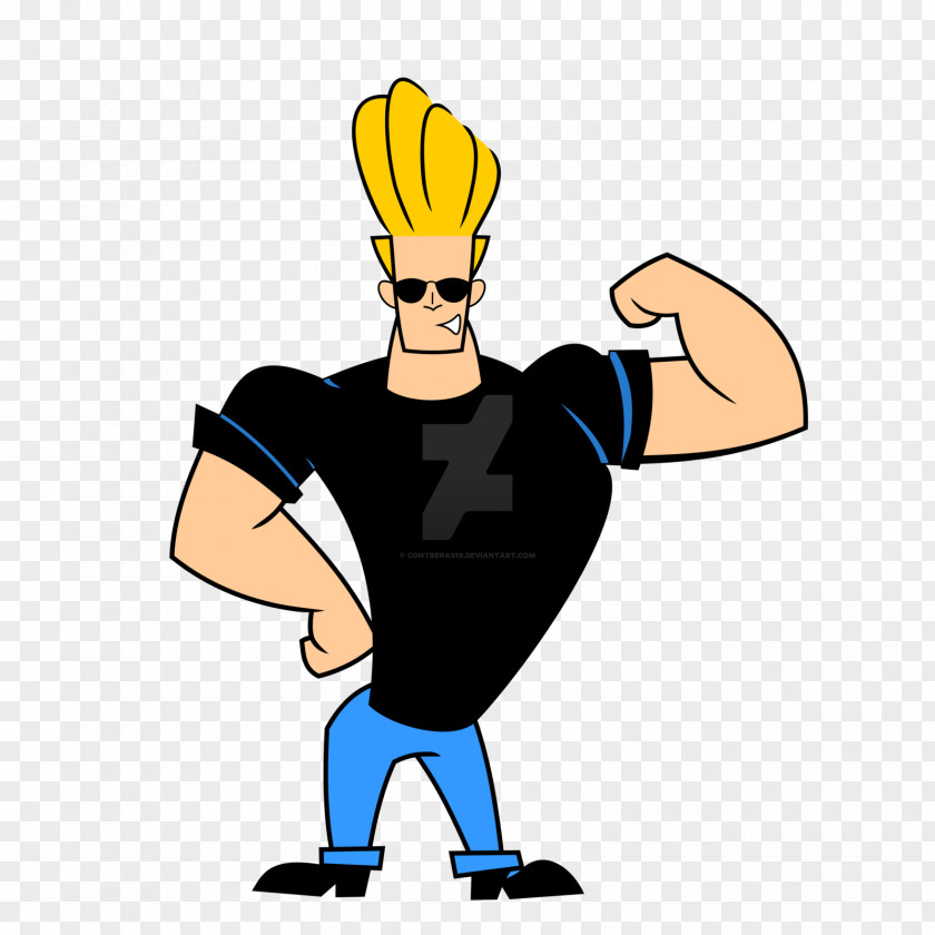 Thug Life Johnny Bravo Cartoon Network Desktop Wallpaper PNG