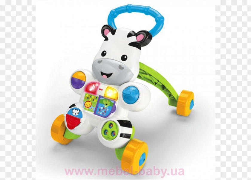 Toy Fisher-Price Learn With Me Zebra Walker Baby Infant PNG