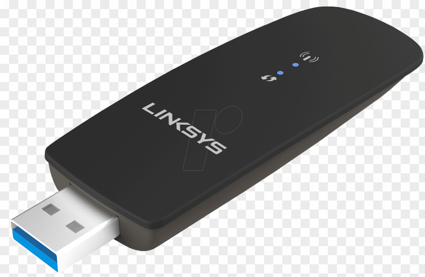 USB Adapter Linksys Wi-Fi IEEE 802.11ac Wireless PNG
