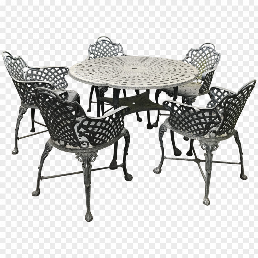 Garden Table Furniture Chair Dining Room PNG