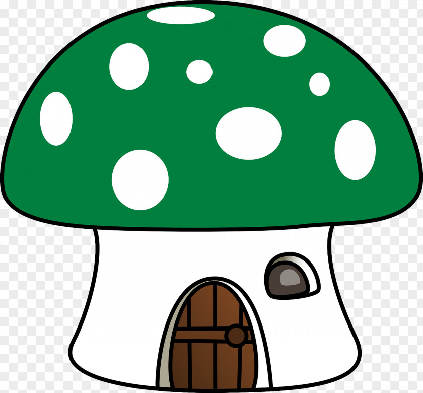 Mushroom House Animation Clip Art PNG