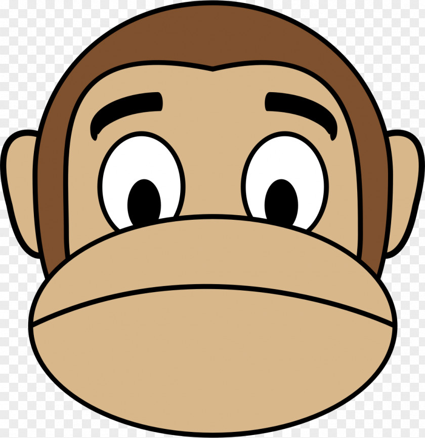 Sleeping Monkey Cliparts Ape Face Clip Art PNG