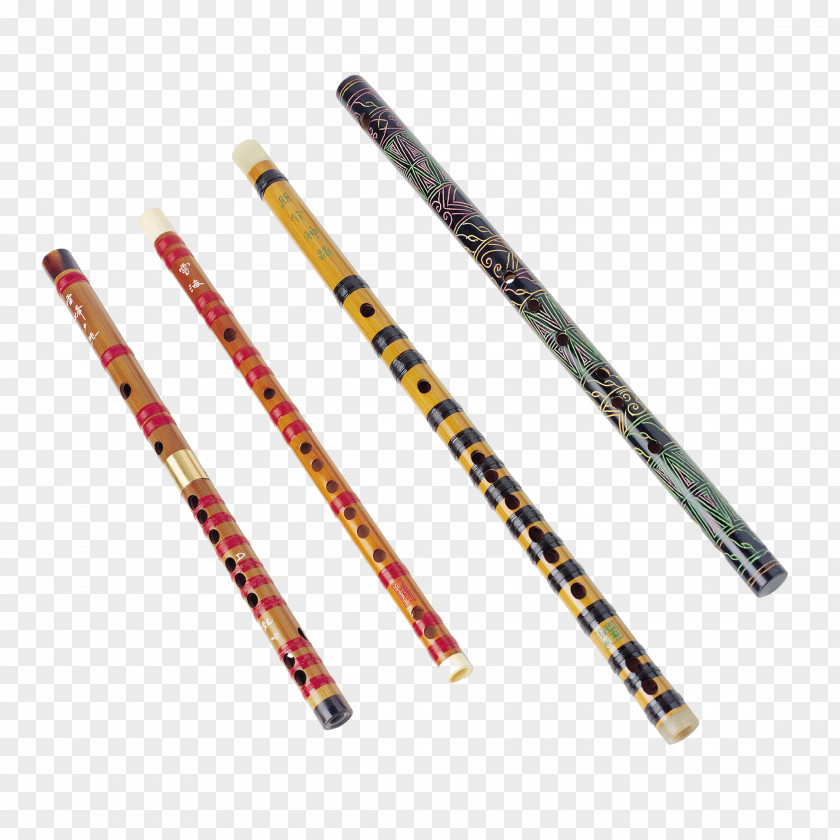 Flute Dizi Traditional Japanese Musical Instruments Wind Instrument PNG