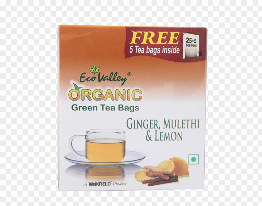 Green Tea Earl Grey Organic Food Bag PNG
