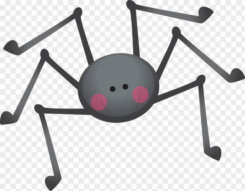 Spider Vector Cartoon Clip Art PNG