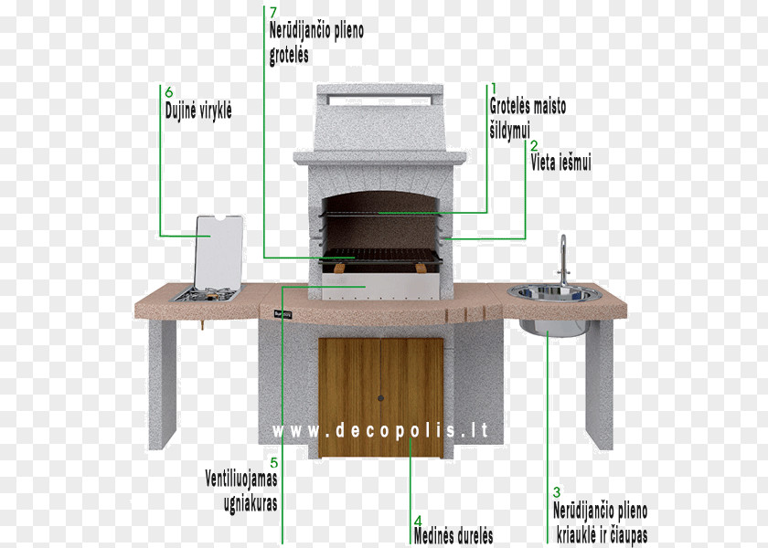 Barbecue Oven Masonry Wood Charcoal PNG