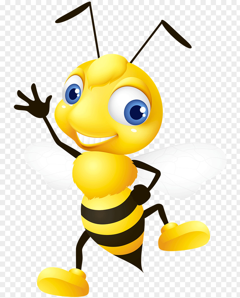 Bee Honey Vector Graphics Clip Art Image PNG