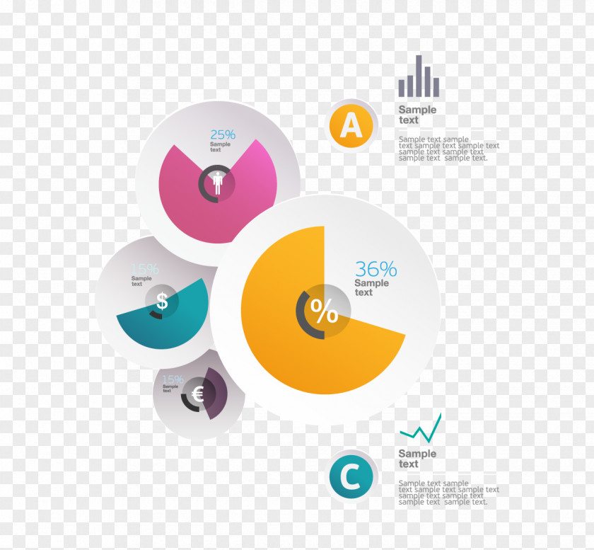 Flat Data Information Table Infographic Business Chart Illustration PNG