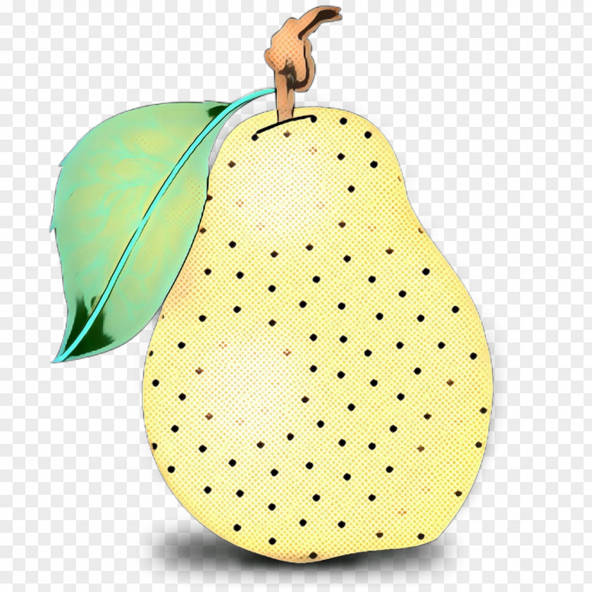 Food Asian Pear Pop Art Retro Vintage PNG