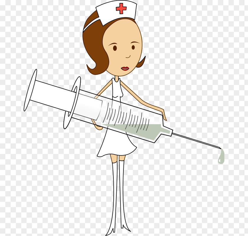Free Nurse Cliparts Nursing Syringe Clip Art PNG