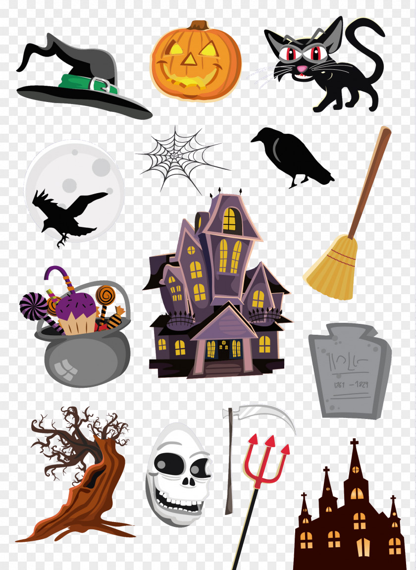 Creative Halloween Easter Sets Of Plans Horror Film Series Ghost PNG