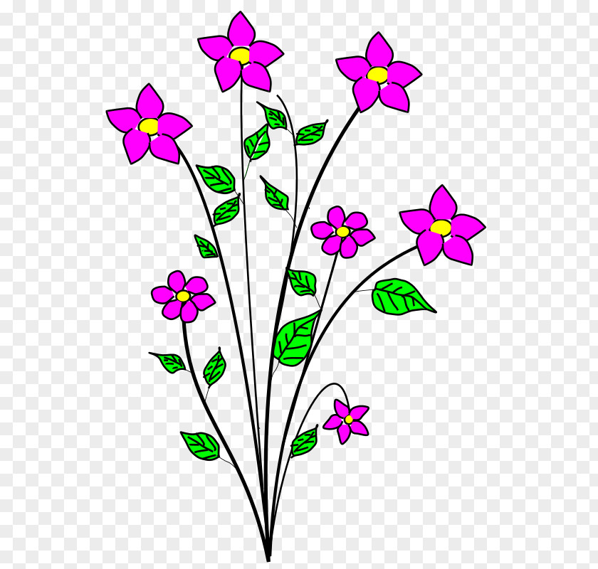 Footpath Among Flowers Flower Clip Art PNG