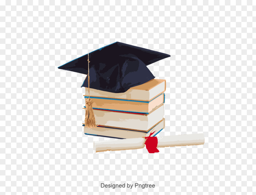 Student Graduation Ceremony Square Academic Cap Diploma Education PNG