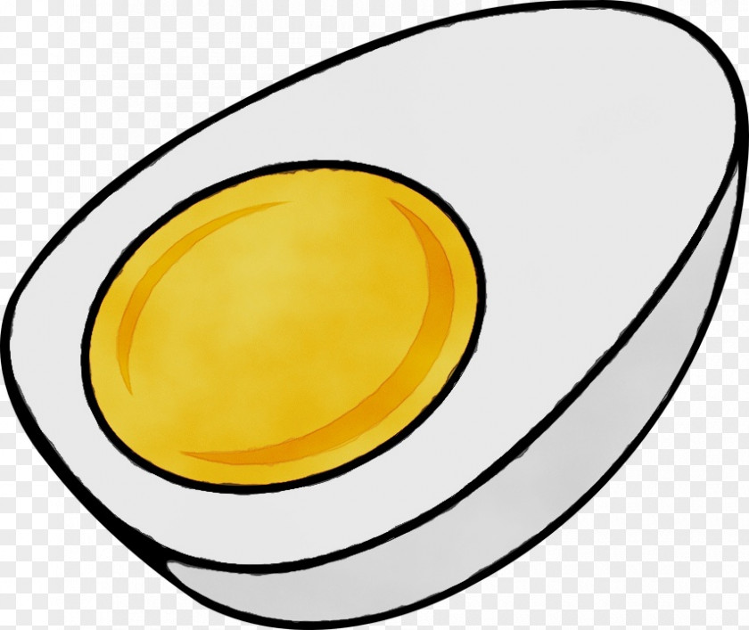 Yellow Poached Egg Cartoon PNG