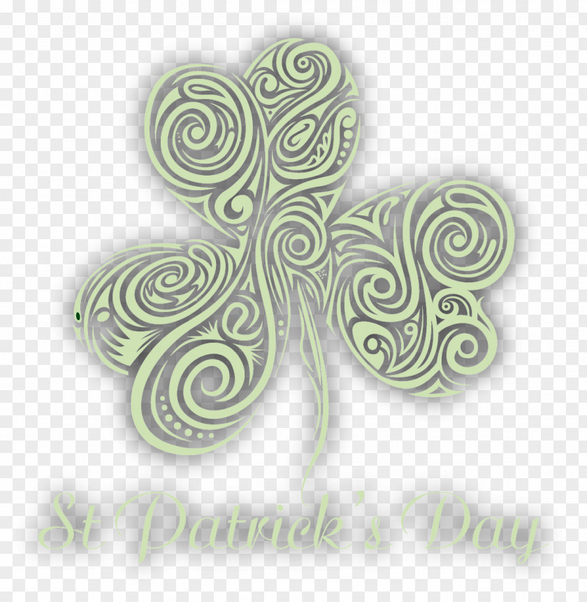 Love Clover Saint Patricks Day PNG