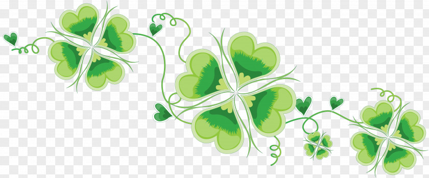 Lucky Symbols Four-leaf Clover Clip Art PNG