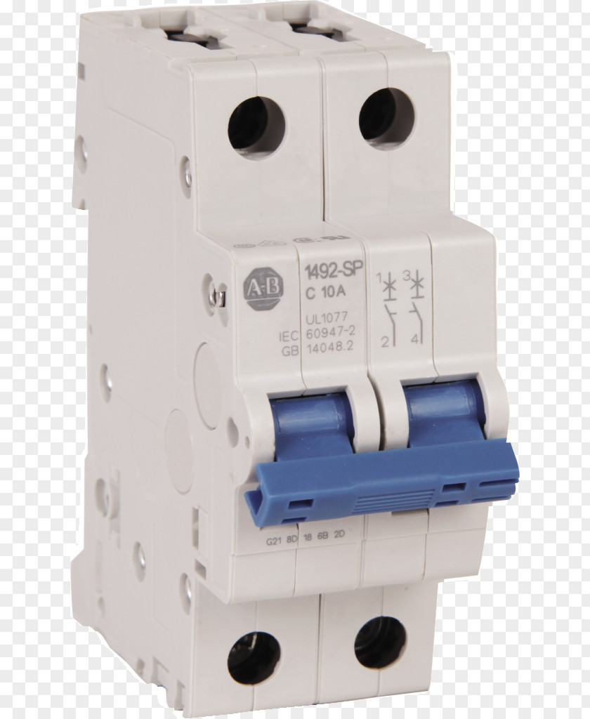 Circuit Breaker Allen-Bradley DIN Rail Rockwell Automation Disjoncteur à Haute Tension PNG