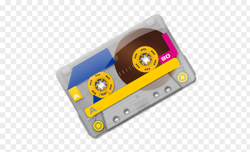 Compact Cassette Magnetic Tape PNG
